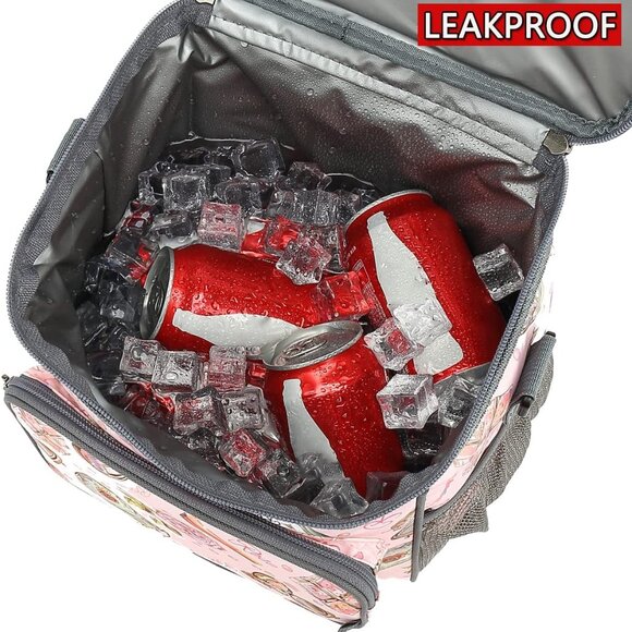 Insulated Reusable Lunch Bag Adult Large Lunch Box for Women and Men with Adjust - Picture 3 of 8